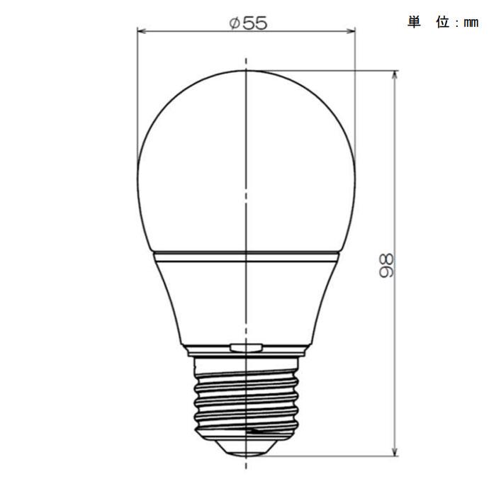 Panasonic（パナソニック） LDA7WWDGSZ6F LED電球 一般電球タイプ 60W