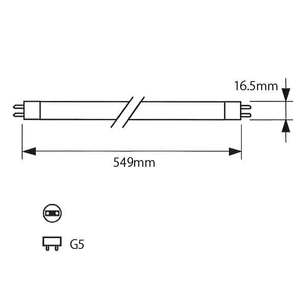 MASTERTL5HE14W865 フィリップス スリム蛍光灯 TL5 14W形 6500K MASTERTL5HE14W/865｜akari-denzai｜02