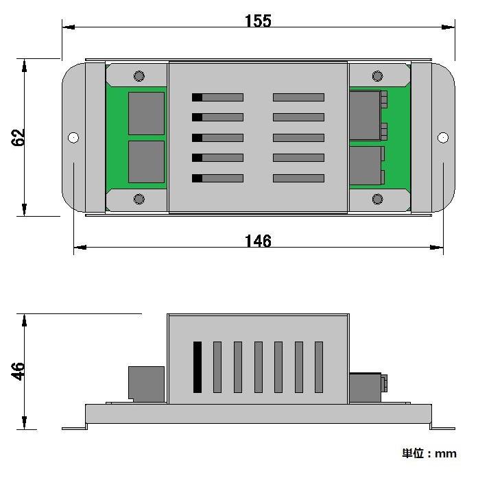 LED器具用 140W-PWM調光ドライバー　(調光器)　6A x 1ch出力タイプ｜akari-sangyou｜02