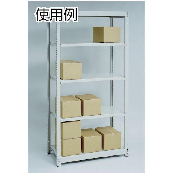 【個人宅配送不可】トラスコ M1.5-6545NG 直送 代引不可 スチールラック Ｍ１．５型 Ｗ１４６０×Ｄ４４５×Ｈ１８００ ５段 単体 ネオグレ_3