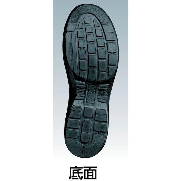 あすつく対応 「直送」 ミドリ安全（ミドリ安全） ［G3551BK25.5］ レザースニーカータイプ安全靴 Ｇ３５５１ ２５．５ 447-7847_1