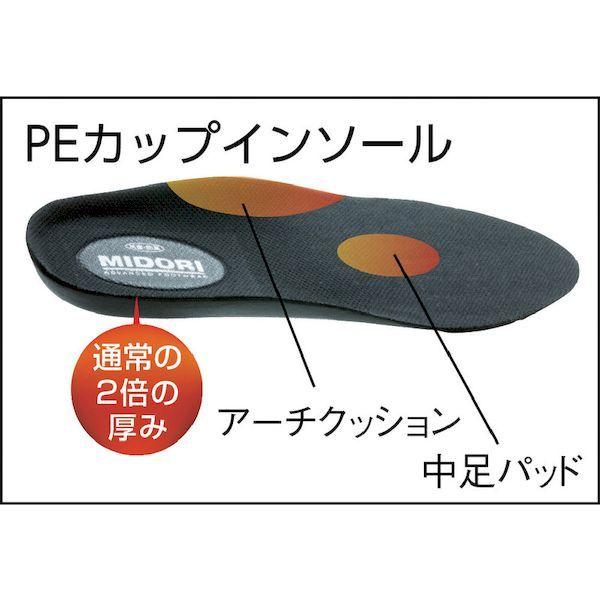 あすつく対応 「直送」 ミドリ安全（ミドリ安全） ［G3551BK25.5］ レザースニーカータイプ安全靴 Ｇ３５５１ ２５．５ 447-7847_2