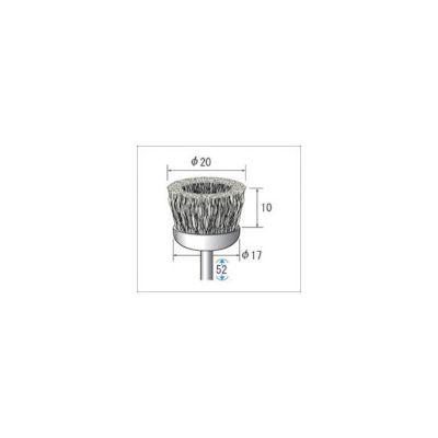 あすつく対応 「直送」 （株）ナカニシ（ナカニシ） ［50536］ ワイヤーブラシ スチール １Ｐｋ 袋 ＝５本入