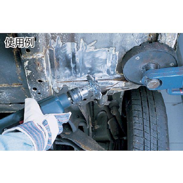 あすつく対応 「直送」 ＬＥＳＳＭＡＮＮ［417398］ 軸付ホイルブラシ　Φ７５　ステンレス線　０．５_1