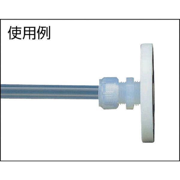 あすつく対応 「直送」 フロンケミカル［NR140522］ フッ素樹脂 ＰＴＦＥ フランジ ２５Ａ×１０Ｋ×ＲＣ３／８_1