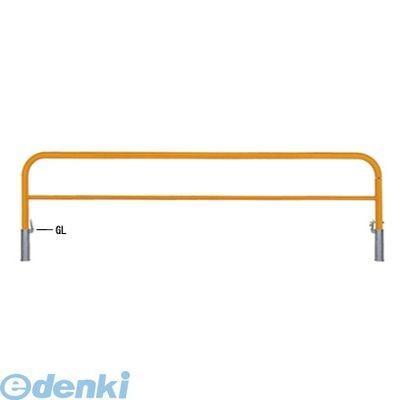 【個人宅配送不可】帝金（Teikin）［82PK3-30(W)］ 「直送」【代引不可・他メーカー同梱不可】 スチール製バリカー　横型・コノ字型・アーチ型・U字型車止めポ