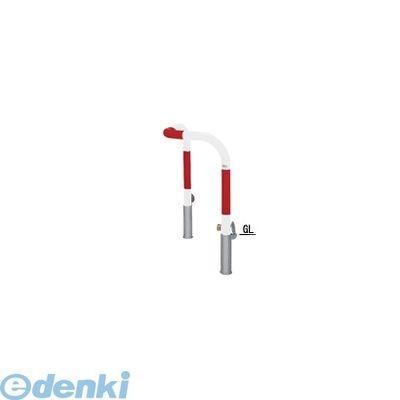 帝金（Teikin）［82R-PK(R&W)］ 「直送」【代引不可・他メーカー同梱不可】 スチール製バリカー　横型・コノ字型・アーチ型・U字型車止めポ