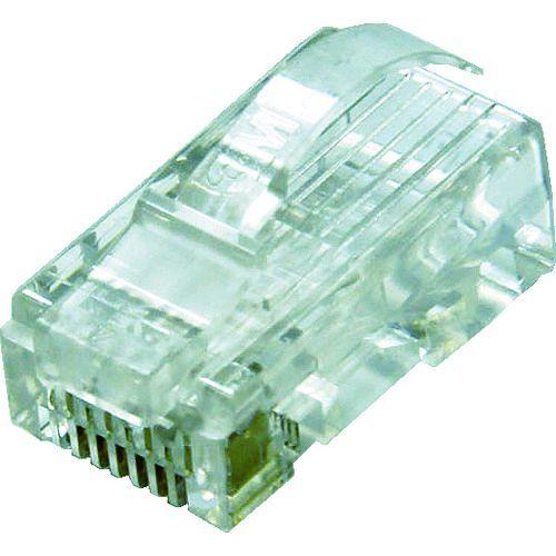 あすつく対応 「直送」 ３Ｍ ［VOLRJ45PLG5ELL］ Ｃａｔ５ｅ ＲＪ４５モジュラープラグ １００個入