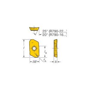 あすつく対応 「直送」 サンドビック（ＳＶ） ［R790-220505PH-NMH13A］ (10個入) コロミル７９０用チップ　Ｈ１３Ａ　超硬R7_1