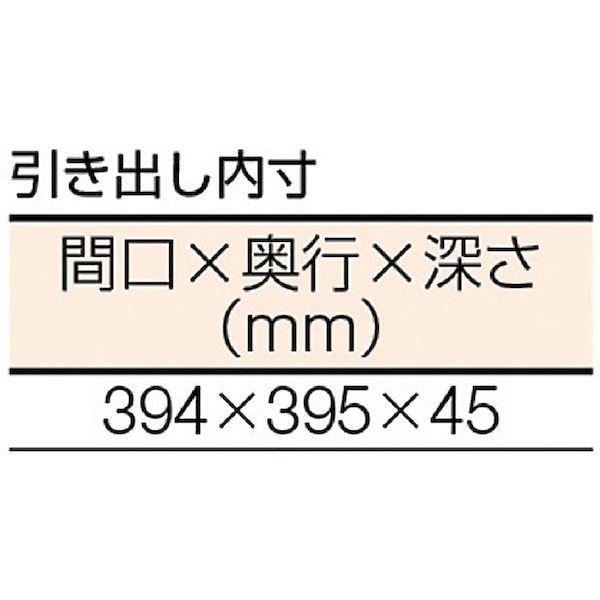 【個人宅配送不可】直送 代引不可 トラスコ TRUSCO LEWP-1800UDK2 ＬＥＷＰ型作業台　１８００Ｘ７５０ＸＨ７４０　薄型２段引出付_3