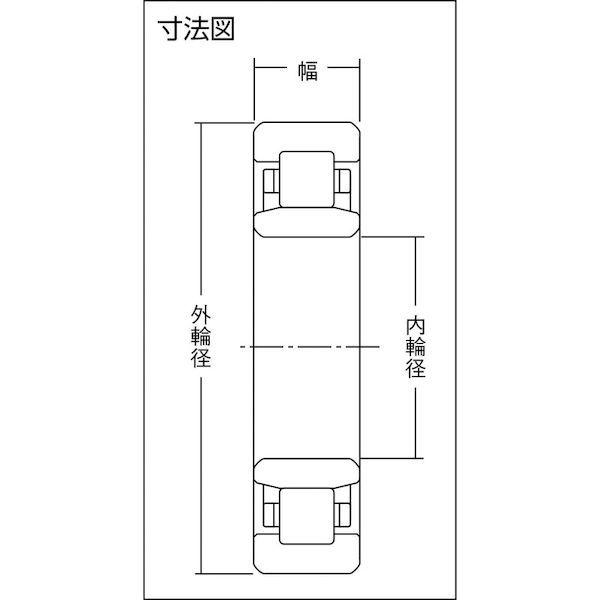 あすつく対応 「直送」 ＮＴＮ ［NU322］ Ｈ 大形ベアリング ＮＵ形 内輪径１１０ｍｍ外輪径２４０ｍｍ幅５０ｍｍNU3221260_1