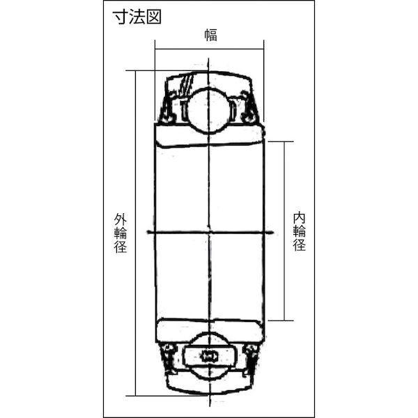 あすつく対応 「直送」 ＮＴＮ ［UK318D1］ ユニット用玉軸受ＵＫ形 テーパ穴形、アダプタ式 全高９０ｍｍ外輪径１９０ｍｍ幅６４ｍｍUK318_1