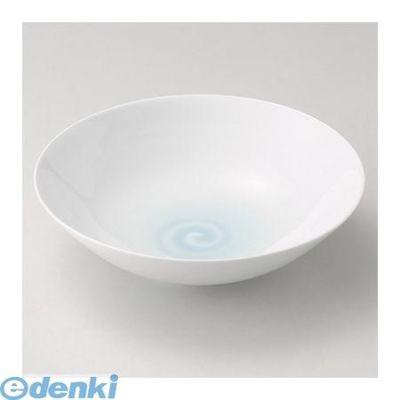 【個数：1個】［K60905620］「直送」【代引不可・同梱不可】山口隆作 青白磁鳴門紋8寸鉢