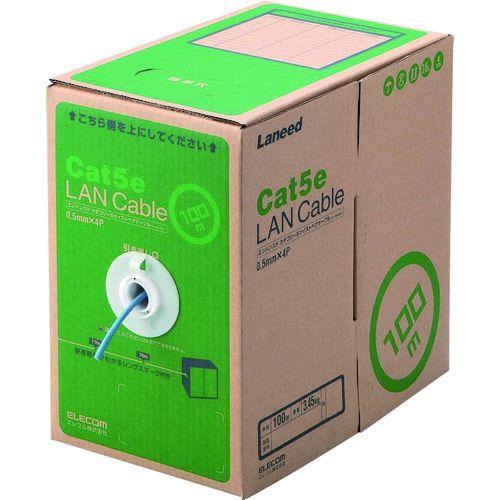 あすつく対応 「直送」 エレコム LD-CT2/BU100/RS ＥＵ　ＲｏＨＳ指令準拠ＬＡＮケーブル　ＣＡＴ５Ｅ　１００ｍ　ブルー LDCT2B