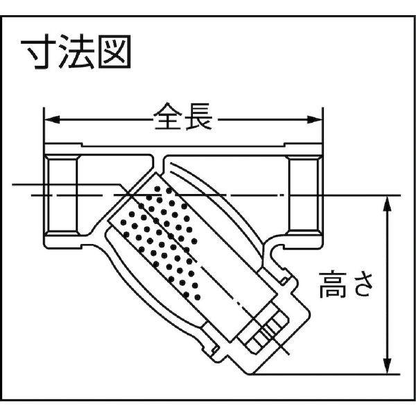 あすつく対応 「直送」 オンダ製作所 SVY2-25 ＳＶＹ２型 Ｙ形ストレーナー Ｒｃ１ SVY225_2
