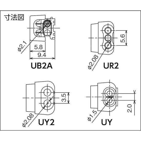 あすつく対応 「直送」 コーニング UB2A Ｕエレメントコネクタ　活線分岐用　ＵＢ２Ａ　１００個入り｜akarica｜03