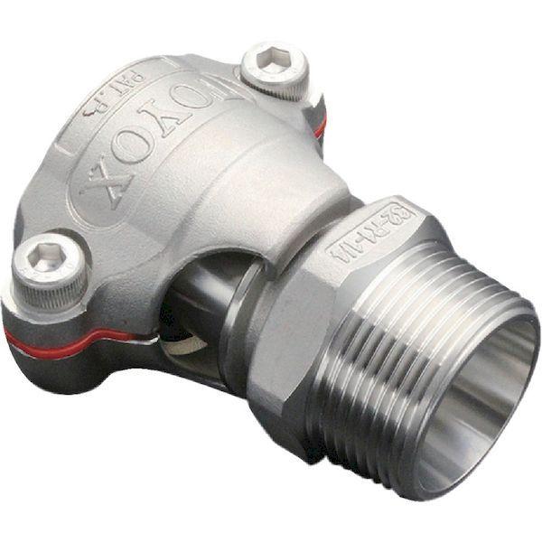 あすつく対応 「直送」 トヨックス TC6-S38-R1-1/2 ホース継手 ステンレス製 トヨコネクタ ＴＣ６−Ｓ型 適合ホース３８ミリ 継手規格Ｒ