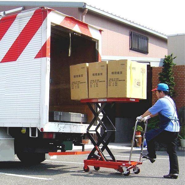 【個人宅配送不可】和コーポレーション KAZ KT-350HL 直送 代引不可 【フォークリフト等荷下ろし設備必要】油圧テーブルリフト 350kg 高上昇タイプ KT350HL_1