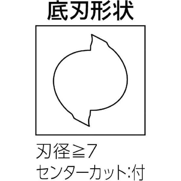 京セラ 2FESM110-220-12 超硬スクエアエンドミル ２枚刃ソリッドエンドミル ピンカド ２ＦＥＳＭ 刃径１１ｍｍ 刃長２２ｍｍ 全長７５ｍｍ シャンク径１２ｍｍ｜akarica｜02