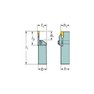 あすつく対応 「直送」 ＳＶ ［LF151.23-2525-50M1］ 突切り溝入れ用シャンクホルダー LF151.2325 LF151.232525_1