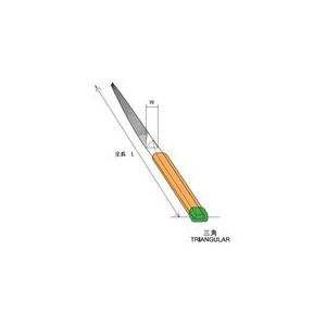 あすつく対応 「直送」 ツボサン（TSUBOSAN） ［SA012-01］ 組ヤスリ　１２本組　三角　荒目 SA01201_7