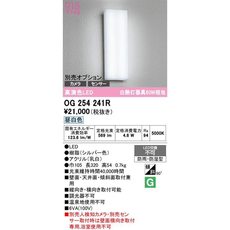 ODELIC（オーデリック） 安心のメーカー保証 OG254241R ポーチライト