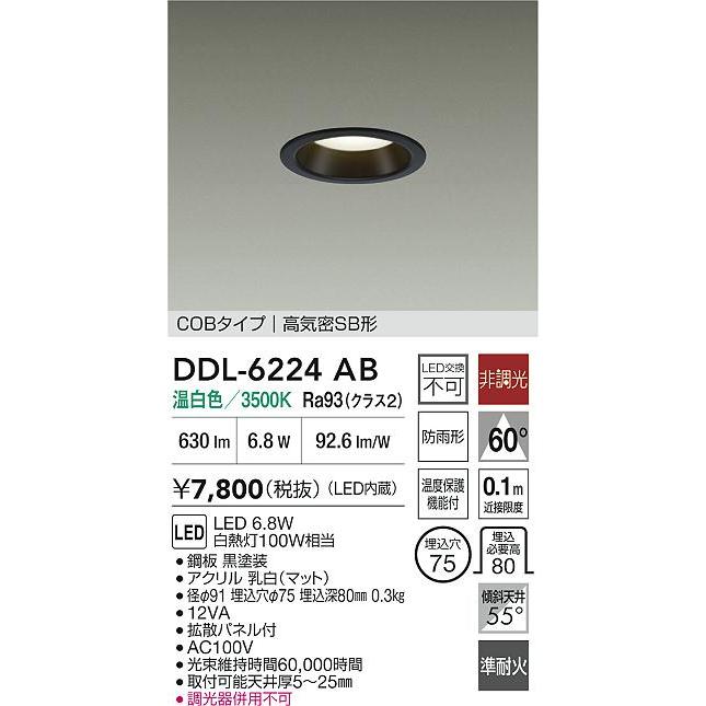 大光電機 安心のメーカー保証【送料無料】大光電機 DDL-6224AB 屋外灯