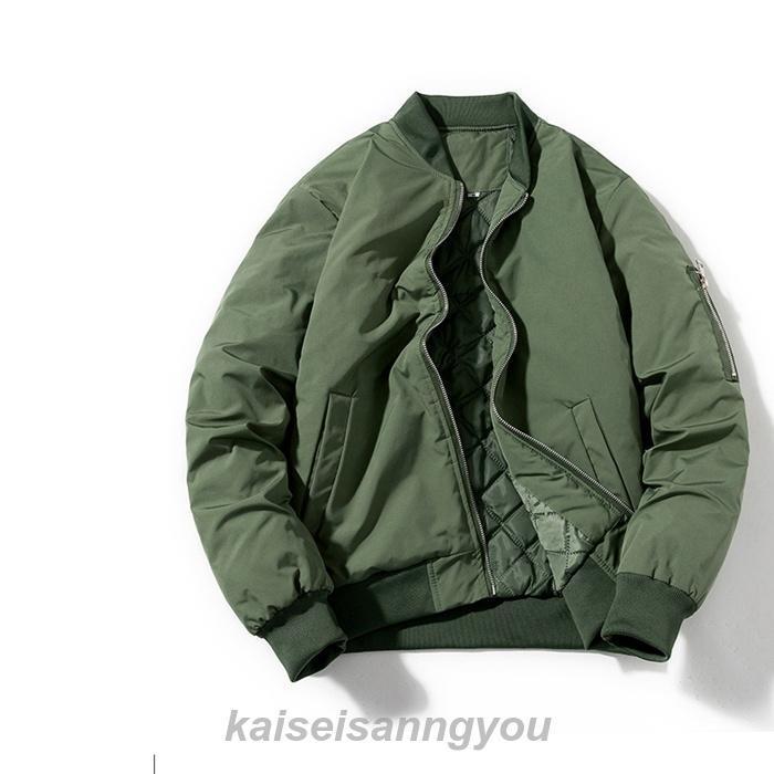 中綿 MA-1 ジャケット メンズ フライトジャケット ミリタリー