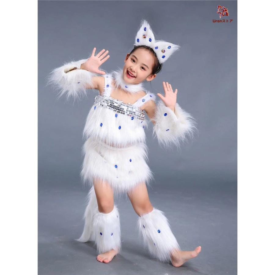 ハロウィン 衣装 子供 猫 コスプレ 6点セット 白猫 しっぽ カチューシャ 変装 なりきり 動物 コスプレ衣装 キャラクター コスプレ ハロウイン |  | 02
