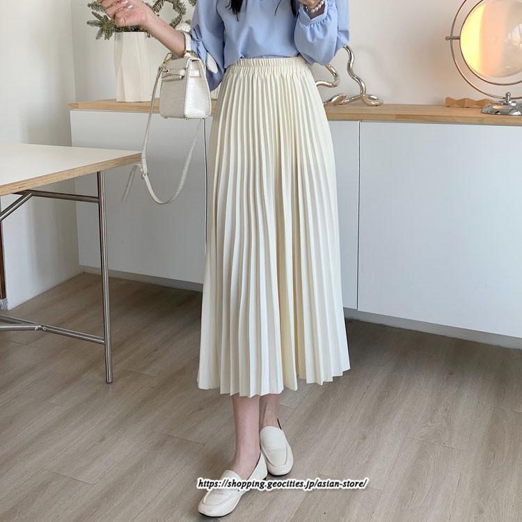 プリーツ スカート ロング 大きいサイズ 夏 春 マキシ マキシ