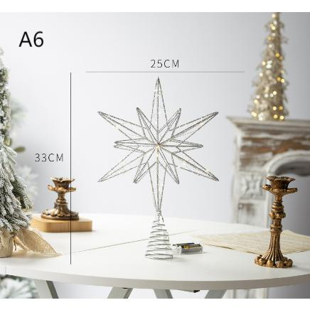 クリスマスツリー 北欧 おしゃれ オーナメント トップスター 飾り