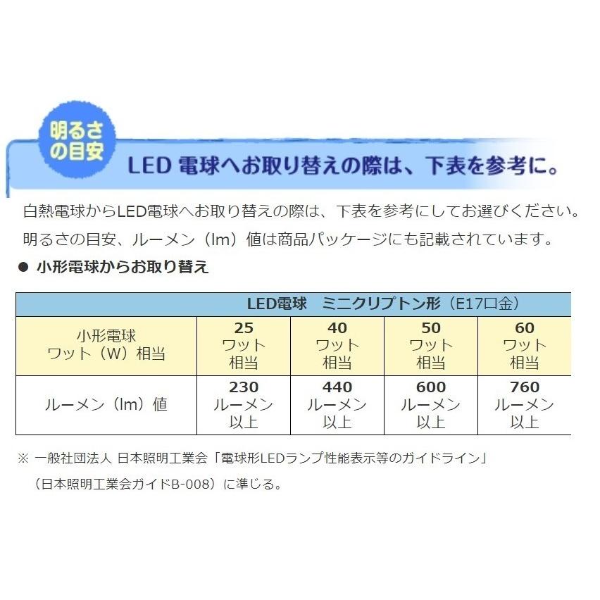 TOSHIBA（東芝） 昼白色 40W形相当 配光角約180度 広配光タイプ E17