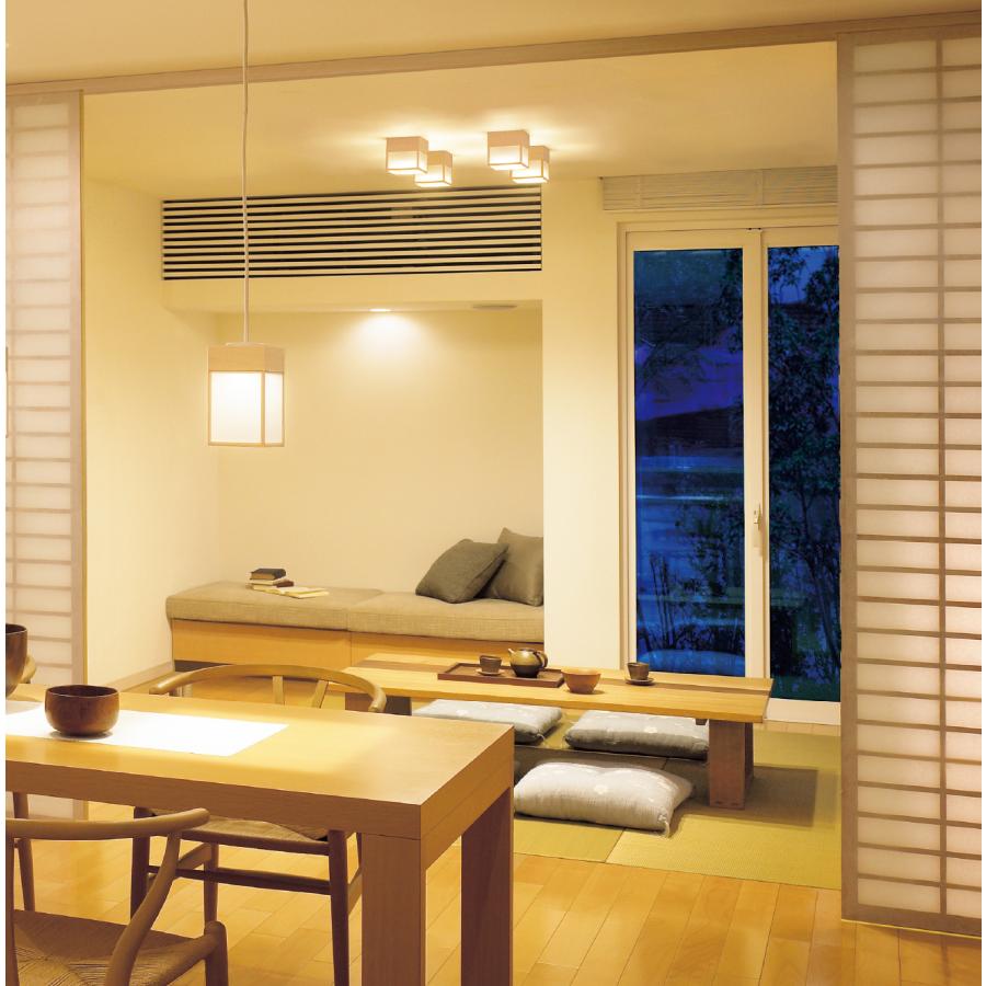 電球色ランプ付 屋内 小形和風シーリングライト LEDユニットフラット形 東芝 LEDG85007_2
