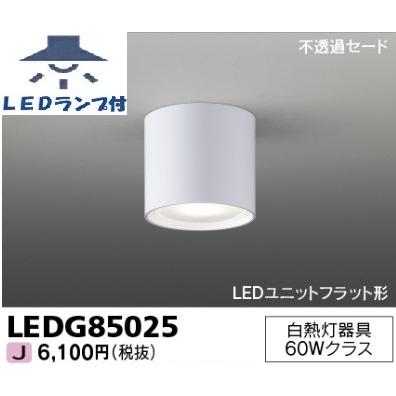 TOSHIBA（東芝） 電球色ランプ付 引掛シーリング対応 不透過セード