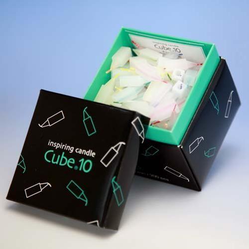 蝋燭 ろうそく Cube10 10分 約200本 東海製蝋 日本製 : 明りと香り本舗