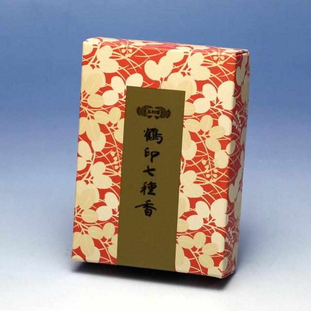 焼香 お焼香 五種香 鶴印七種香 30g 紙箱入 0675 玉初堂 GYOKUSYODO 日本製｜akaritokaori｜02