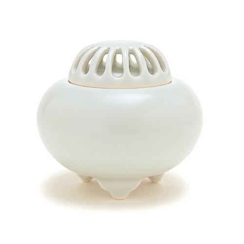 お香 線香 香炉 有田焼 青磁 丸型 28010 日本香堂 Nippon Kodo 香器 うつわ こうろ 香皿 日本製