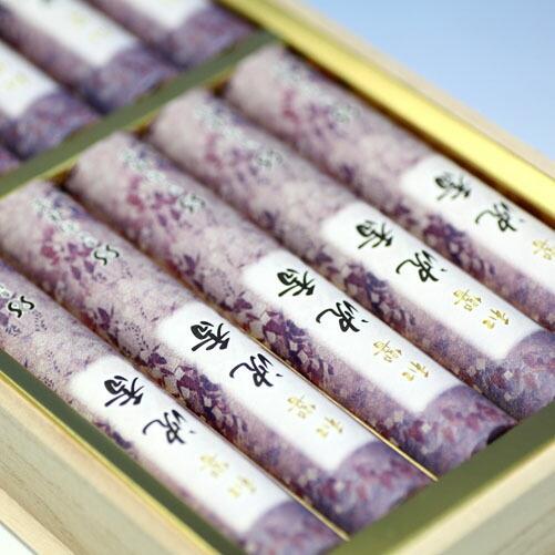 線香 贈答用 沈香 和響 じんこう わきょう 短寸 10入 桐箱 尚林堂 日本