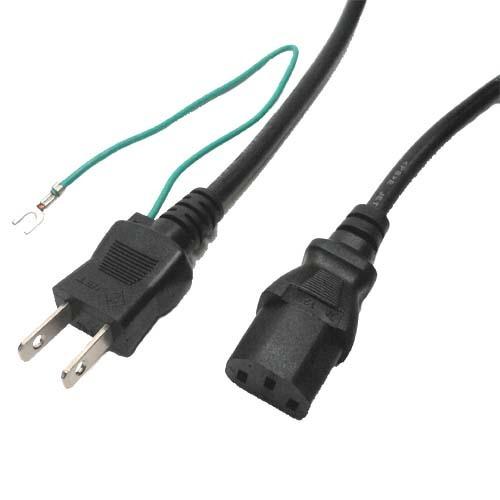 売買 電源ケーブル 電源コード 1 8ｍ 3p コネクタケーブル パソコン電源ケーブル