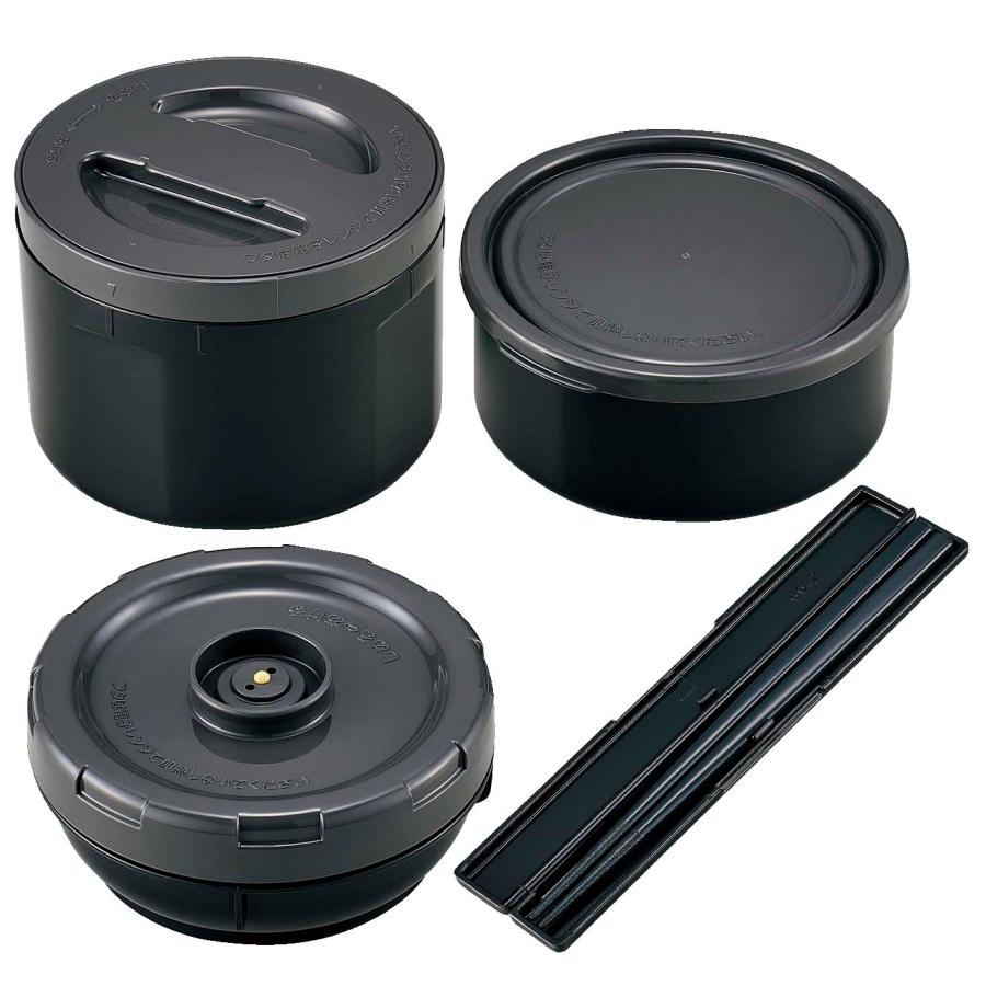 象印（ZOJIRUSHI） 保温弁当箱 SL-GH18-BA ステンレスランチジャー お