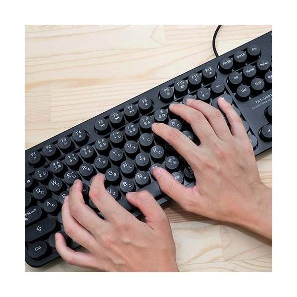 Mco ミヨシ レトロ風デザインusb日本語フルキーボード 丸形キーで打ちやすい 日本語 Windows用 108キー メンブレンキー方式 送料無料t Usb Keyboard Trt Us01 あかりヤフー店 通販 Yahoo ショッピング