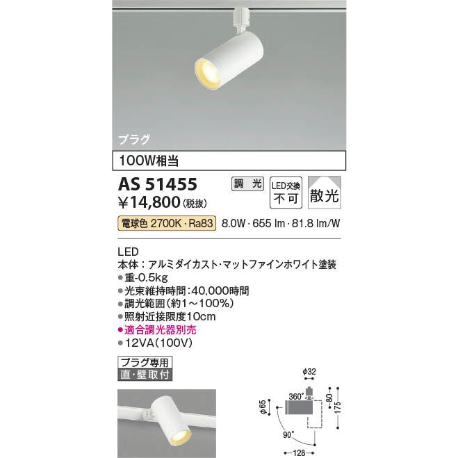 KOIZUMI AS 51455 LEDスポットライト 2個セット 【公式通販】