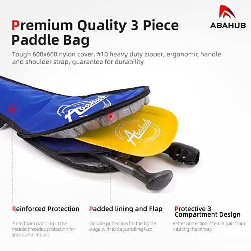 Abahub カーボン SUPパドル パドルボード用 3ピース 軽量