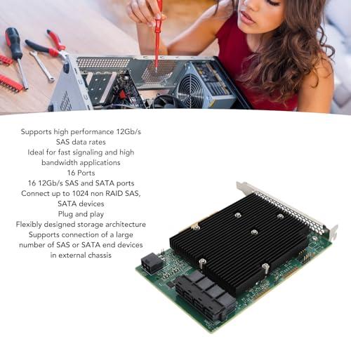 LSI 9300-16i SAS コントローラ HBA カード、12Gbps 16 ポート SAS ホスト バス アダプタ、PCIe 3.0 R_2