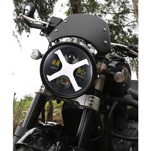 HENGTUAOTO 7インチ LED X-スタイルオートバイヘッドライト