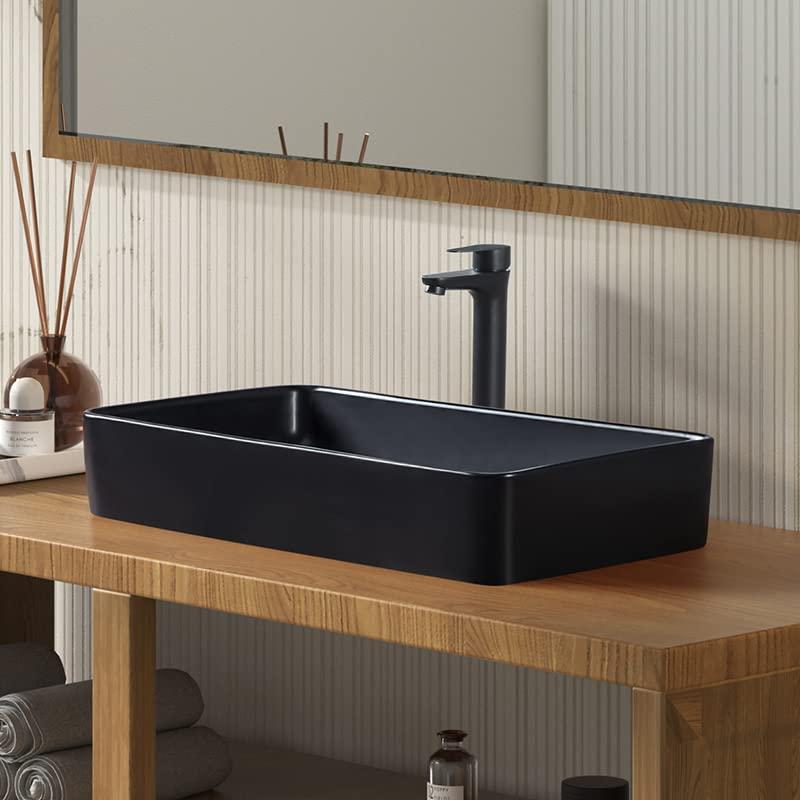 LUYI ブラック 洗面ボウル 手洗いボウル 洗面台 610x345x110 LUYI ブラック 洗面ボウル 手洗いボウル 洗面台 610x345x110