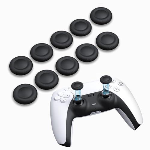 NEWDERY PS5 コントローラー 交換用スティックキャップ 10個キット PS4