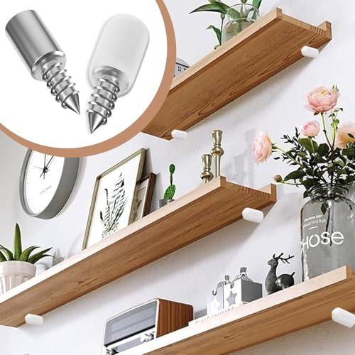 ChasCoCo 20個入 棚ダボ 棚受けダボ ネジ式 棚板ダボ ABSヘッドギア