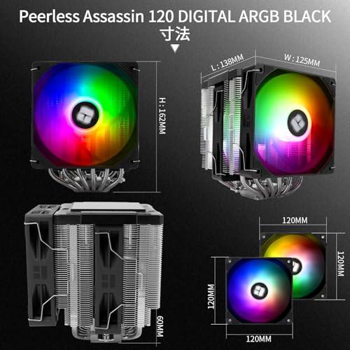 Thermalright Peerless Assassin 120 Digital ARGB Black CPU エア