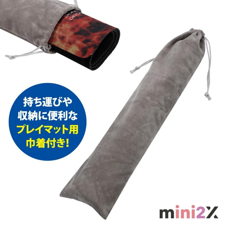 mini2x ワンピースカード 用 ラバー プレイマット 分かりやすい ガイド